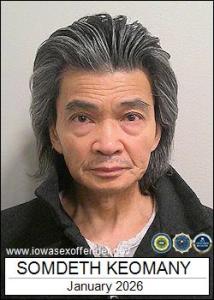 Somdeth Keomany a registered Sex Offender of Iowa