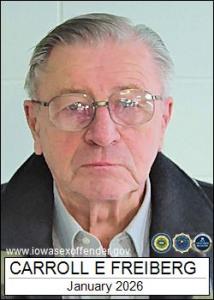 Carroll Eugene Freiberg a registered Sex Offender of Iowa
