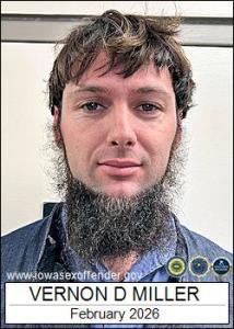 Vernon D Miller a registered Sex Offender of Iowa