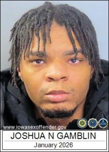 Joshua Navarrio Gamblin a registered Sex Offender of Iowa