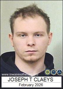 Joseph Timothy Claeys a registered Sex Offender of Iowa