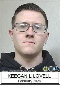 Keegan Louis Lovell a registered Sex Offender of Iowa