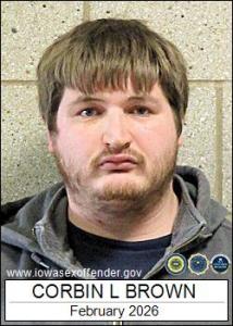 Corbin Lee Brown a registered Sex Offender of Iowa