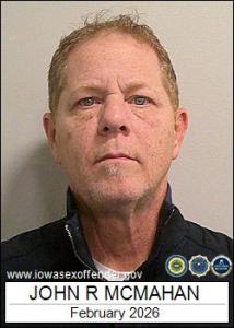 John Robert Mcmahan a registered Sex Offender of Iowa