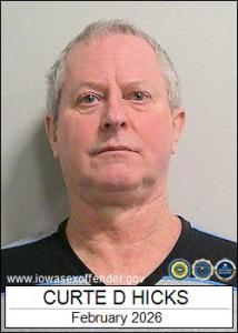 Curte Daniel Hicks a registered Sex Offender of Iowa