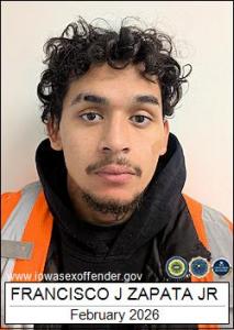 Francisco Javier Zapata Jr a registered Sex Offender of Iowa