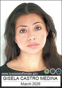 Gisela Castro Medina a registered Sex Offender of Iowa