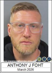 Anthony John Foht a registered Sex Offender of Iowa