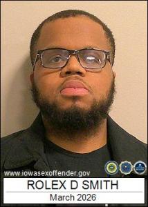 Rolex Deshawn Smith a registered Sex Offender of Iowa