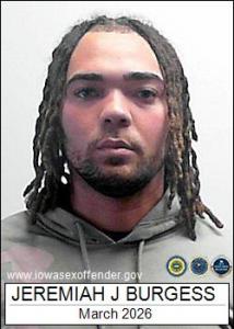 Jeremiah Jay Ralphie Burgess a registered Sex Offender of Iowa
