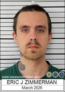 Eric Joel Zimmerman a registered Sex Offender of Iowa