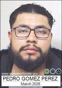 Pedro Gomez Perez a registered Sex Offender of Iowa