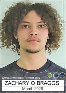 Zachary Owen Braggs a registered Sex Offender of Iowa