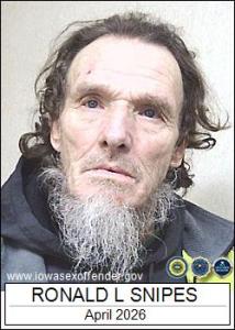 Ronald Leroy Snipes a registered Sex Offender of Iowa