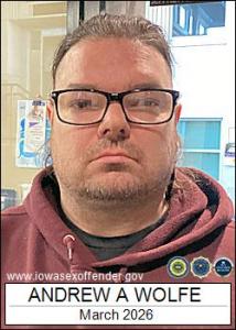 Andrew Allen Wolfe a registered Sex Offender of Iowa