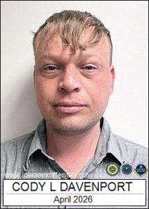 Cody L Davenport a registered Sex Offender of Iowa
