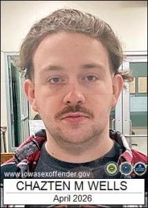 Chazten Monroe Wells a registered Sex Offender of Iowa