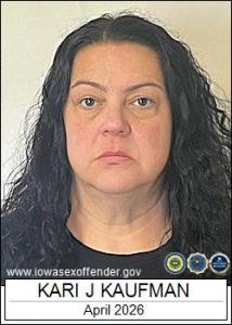 Kari Jennifer Kaufman a registered Sex Offender of Iowa