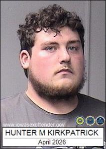 Hunter Michael Kirkpatrick a registered Sex Offender of Iowa