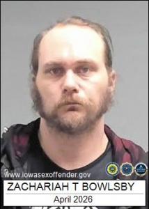 Zachariah Thomas Bowlsby a registered Sex Offender of Iowa
