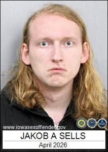 Jakob Anthony Sells a registered Sex Offender of Iowa