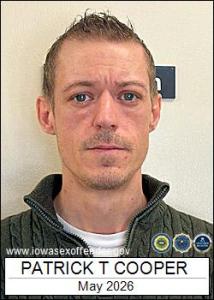 Patrick Thomas Cooper a registered Sex Offender of Iowa