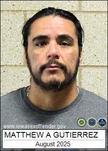 Matthew Alan Gutierrez a registered Sex Offender of Iowa