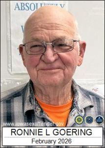 Ronnie Lee Goering a registered Sex Offender of Iowa