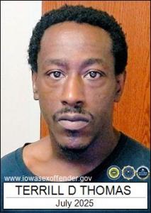 Terrill Deandre Thomas a registered Sex Offender of Iowa