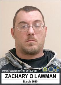 Zachary Owen Lawman a registered Sex Offender of Iowa