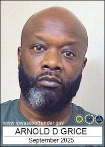 Arnold Doran Grice a registered Sex Offender of Iowa