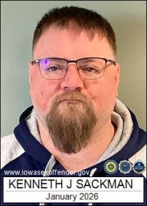 Kenneth Joshua Sackman a registered Sex Offender of Iowa