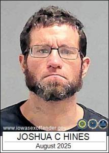 Joshua Curtis Hines a registered Sex Offender of Iowa