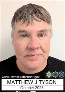 Matthew Joseph Tyson a registered Sex Offender of Iowa