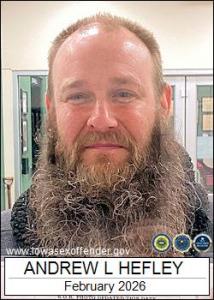 Andrew Lloyd Hefley a registered Sex Offender of Iowa