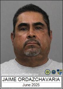 Jaime Ordazchavaria a registered Sex Offender of Iowa