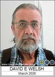 David Eugene Welsh a registered Sex Offender of Iowa