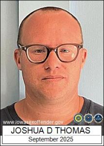 Joshua David Thomas a registered Sex Offender of Iowa