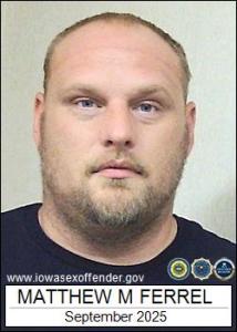Matthew Monte Ferrel a registered Sex Offender of Iowa