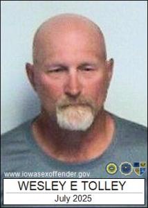 Wesley Earl Tolley a registered Sex Offender of Iowa