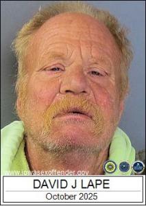 David John Lape a registered Sex Offender of Iowa