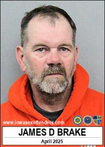 James Dee Brake a registered Sex Offender of Iowa