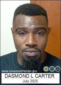 Dasmond Lavar Carter a registered Sex Offender of Iowa