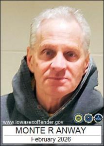 Monte Rae Anway a registered Sex Offender of Iowa