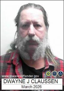Dwayne Jared Claussen a registered Sex Offender of Iowa