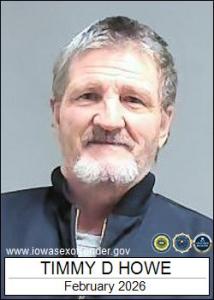 Timmy Dale Howe a registered Sex Offender of Iowa