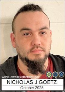 Nicholas John Goetz a registered Sex Offender of Iowa