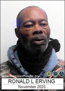 Ronald Lee Erving a registered Sex Offender of Iowa