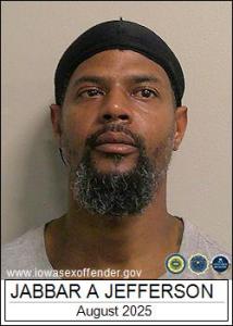 Jabbar Antwon Jefferson a registered Sex Offender of Iowa