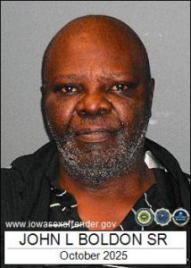 John Linden Boldon Sr a registered Sex Offender of Iowa